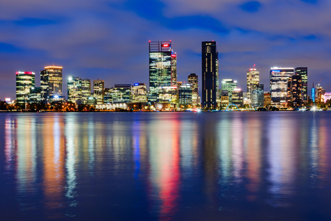 Perth city skyline